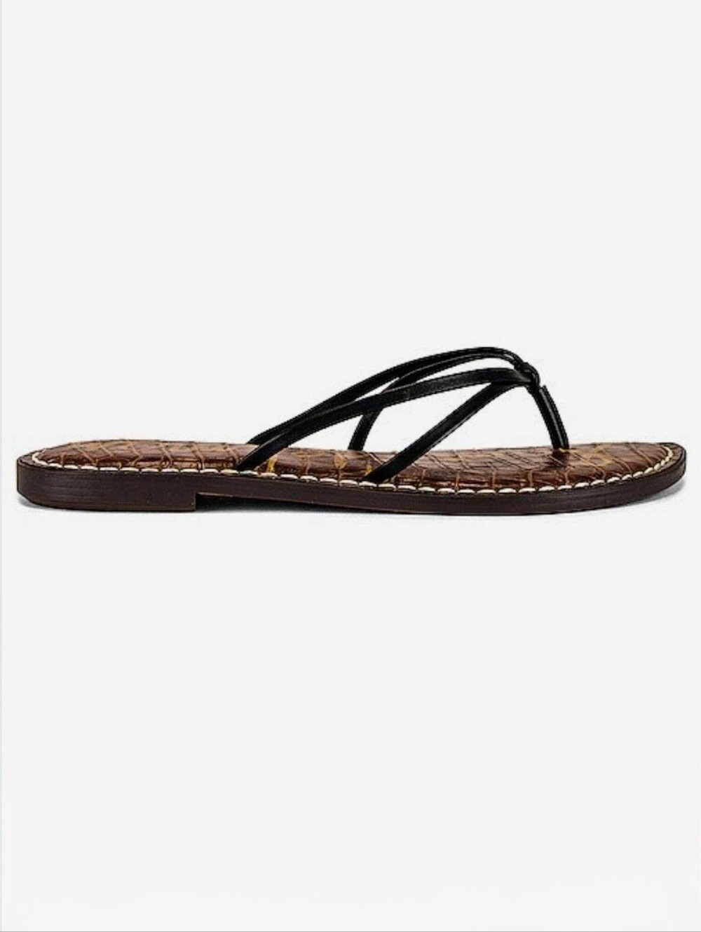Sam Edelman Gerianne Black Thin‑Strap Slip‑On Flip‑Flop Sandals W 9.5